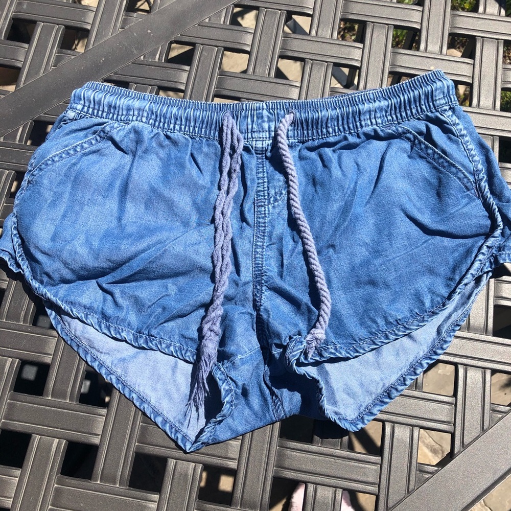 2/$10 Jean print shorts